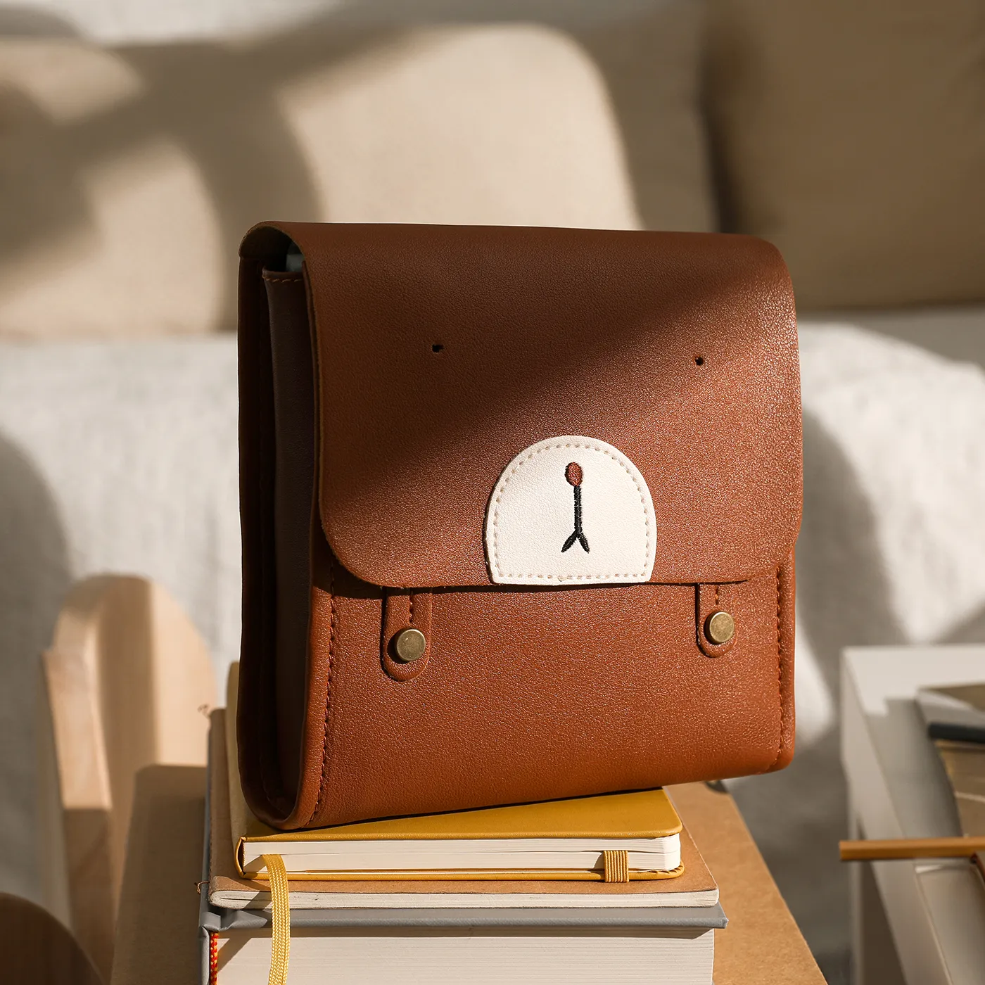 Criança / criança dos desenhos animados Urso Mochila Design  Castanho