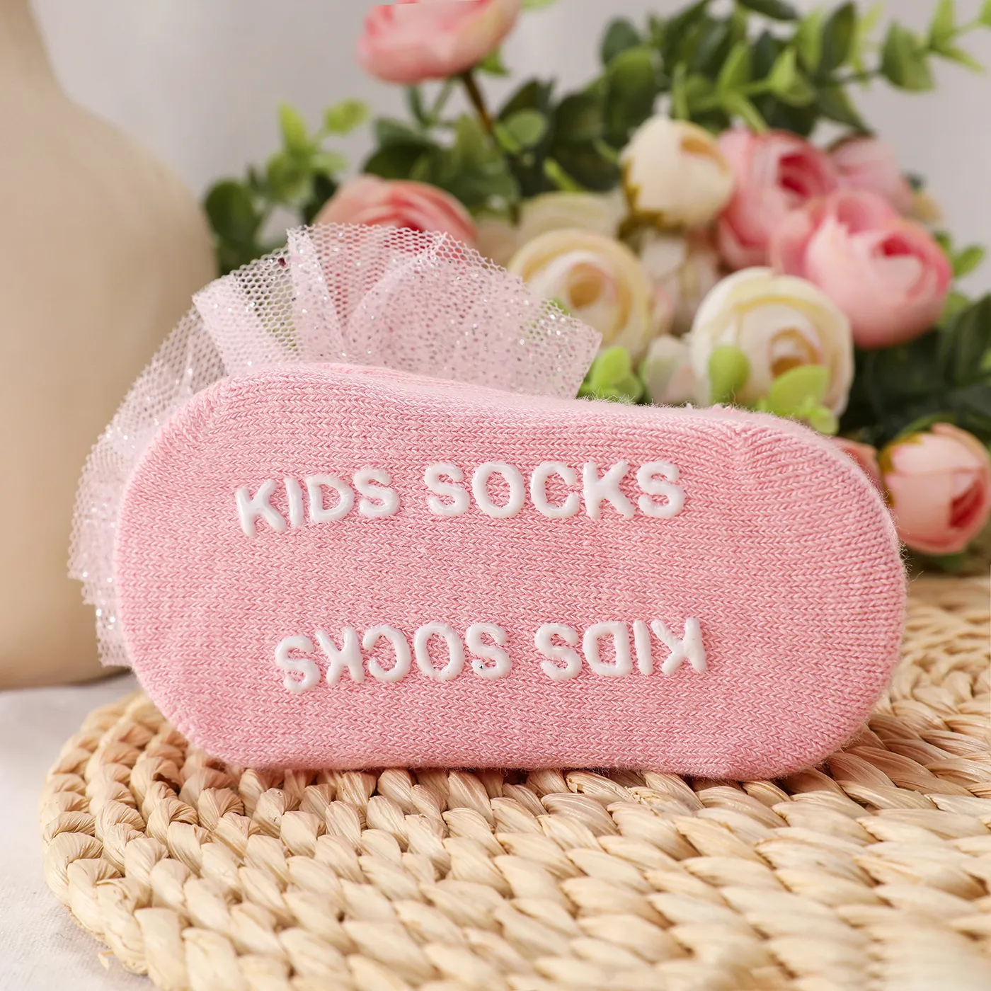 2pcs Baby Stars Floral Pattern Socks and Headband Set  image 5