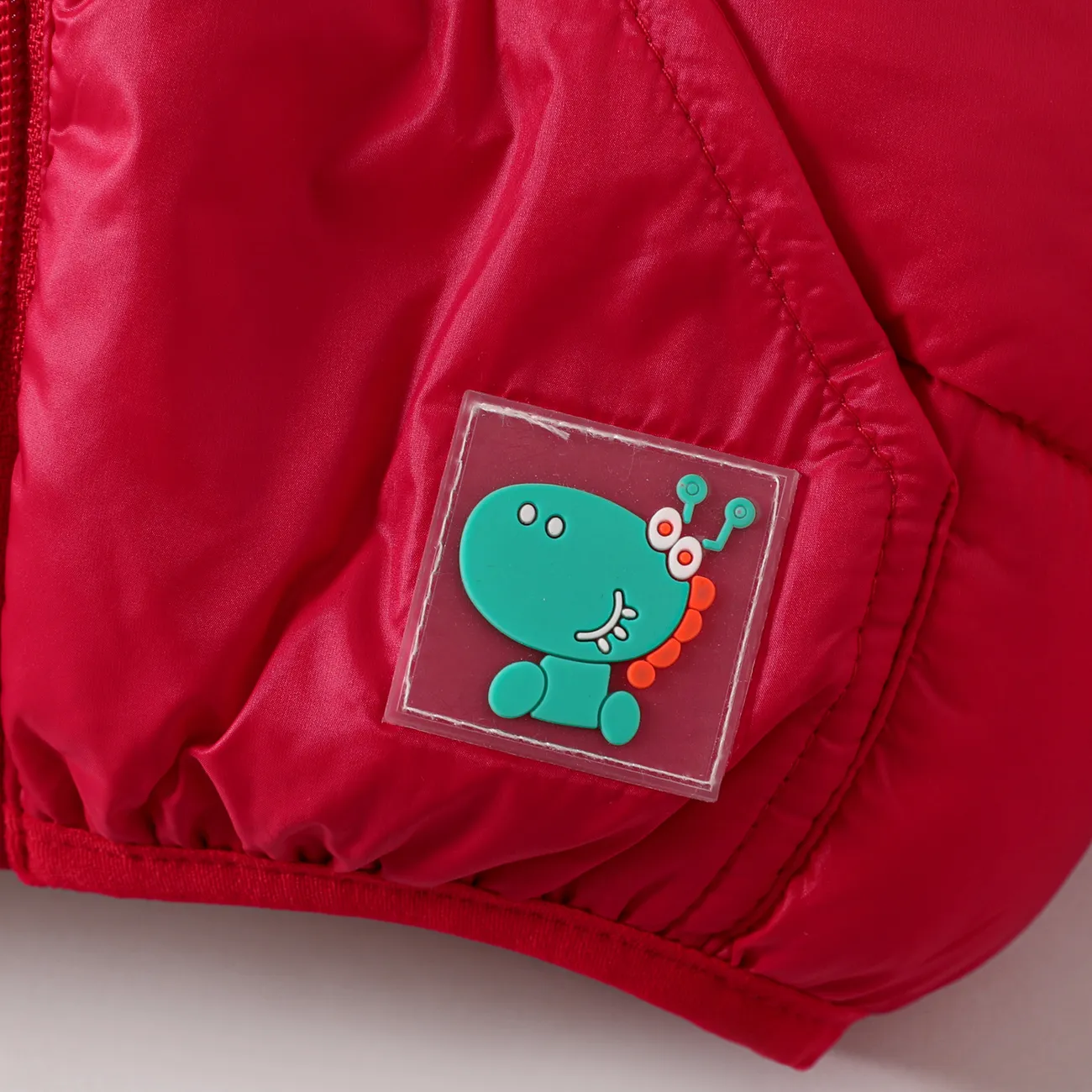 طفل صبي / فتاة طفولي 3D معطف معتم أحمر big image 1