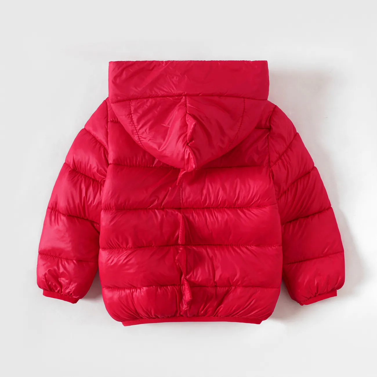 طفل صبي / فتاة طفولي 3D معطف معتم أحمر big image 1