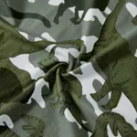 Family Matching Dinosaur Print Camouflage Halterneck Dresses and Short-sleeve T-shirts Sets  image 5