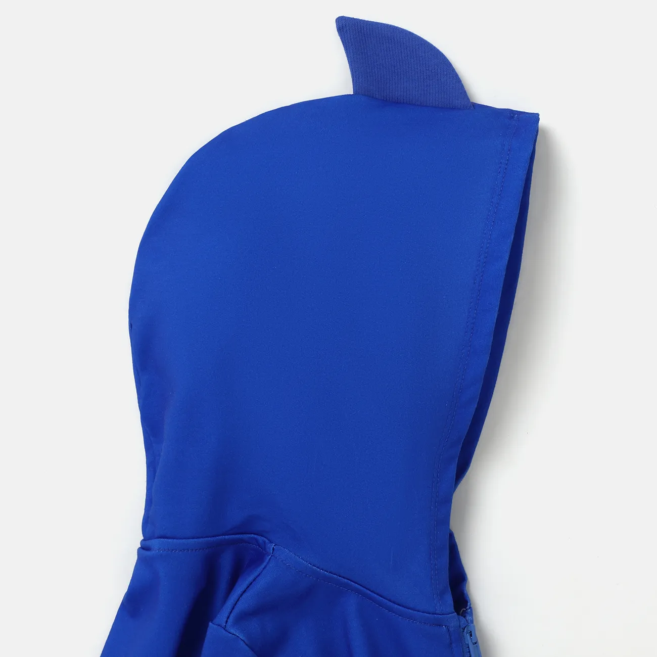 Baby Shark Toddler Girl/Boy Naia™ Character Print Long-sleeve Zip Up Hoodie  Blue big image 1