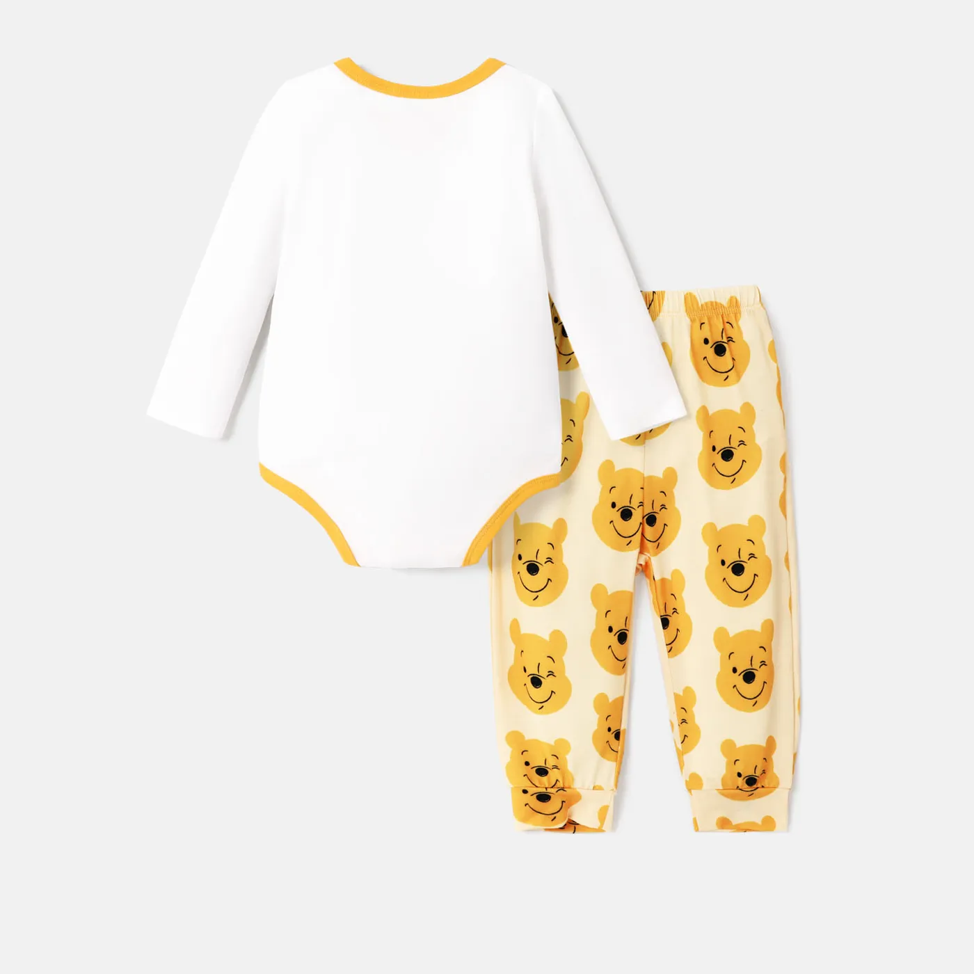 Disney Winnie the Pooh 2 unidades Bebé Unissexo Animais Infantil Manga comprida Conjunto para bebé  image 2