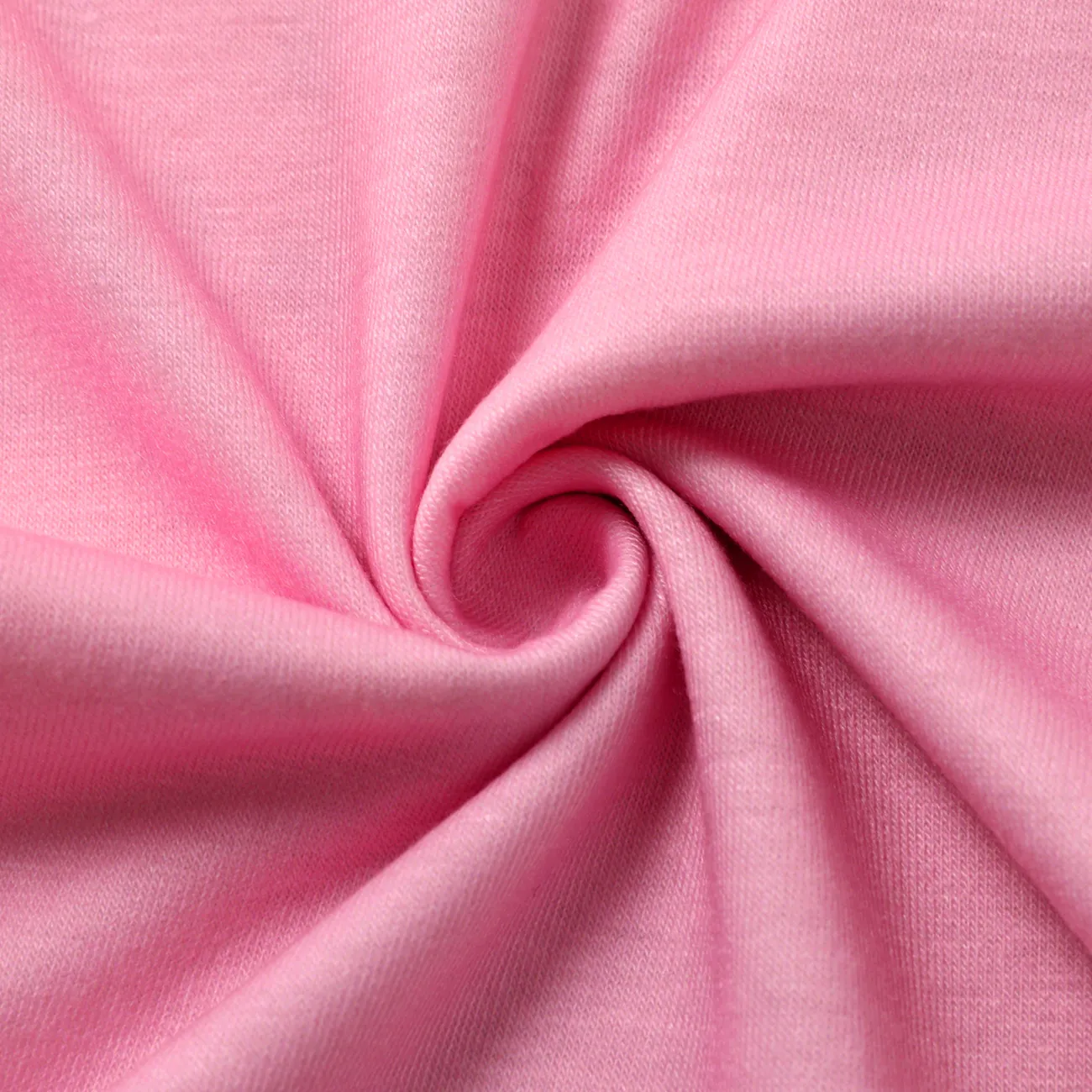 Disney Princess Baby Girl Character Print Ruffled Long-sleeve Bodysuit  Pink big image 1
