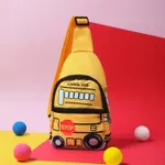 Toddler/Kid Little Bus Print Chest Bag Yellow