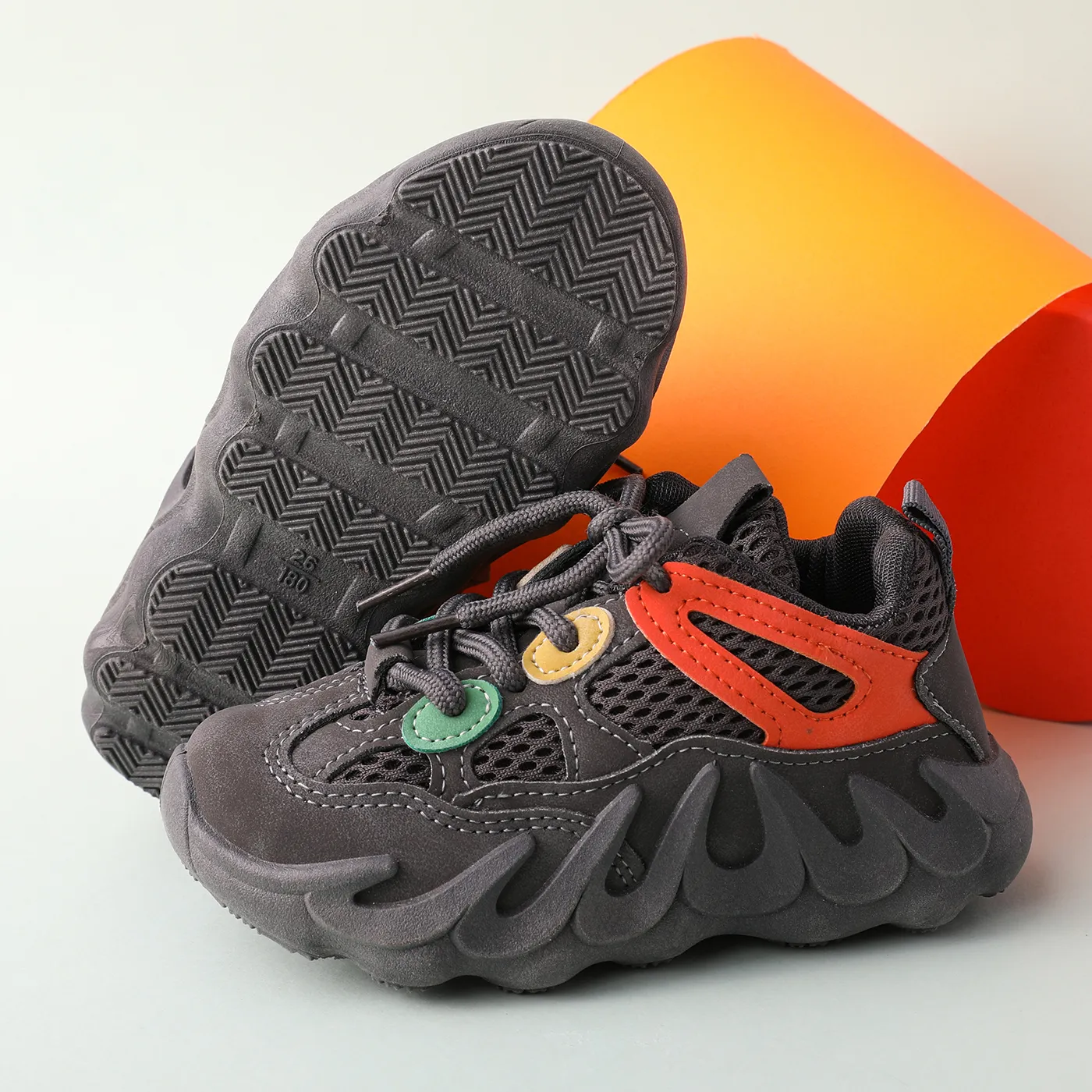 Toddler/Kid Breathable Lightweight Sports Shoes Black image 3