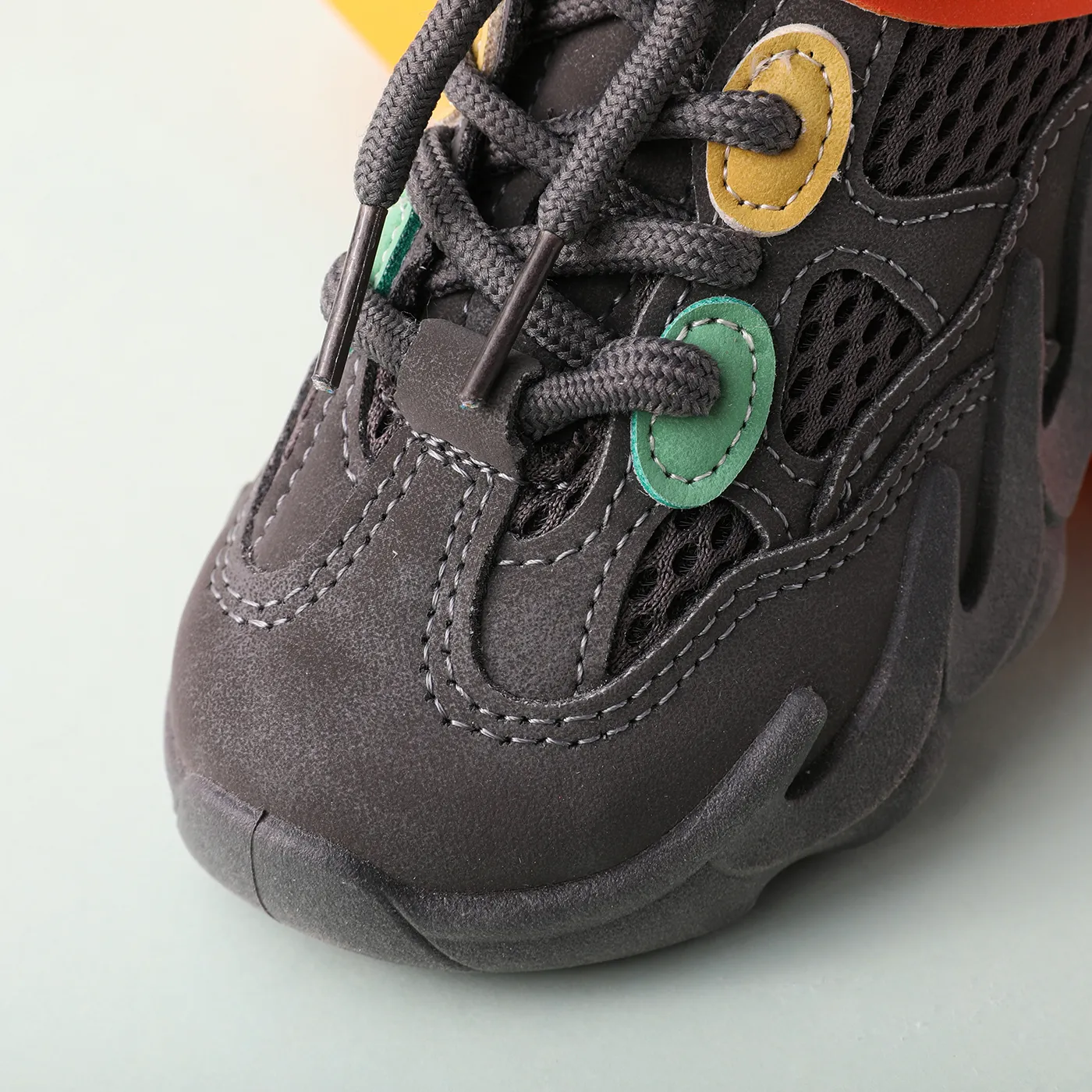 Toddler/Kid Breathable Lightweight Sports Shoes Black image 4