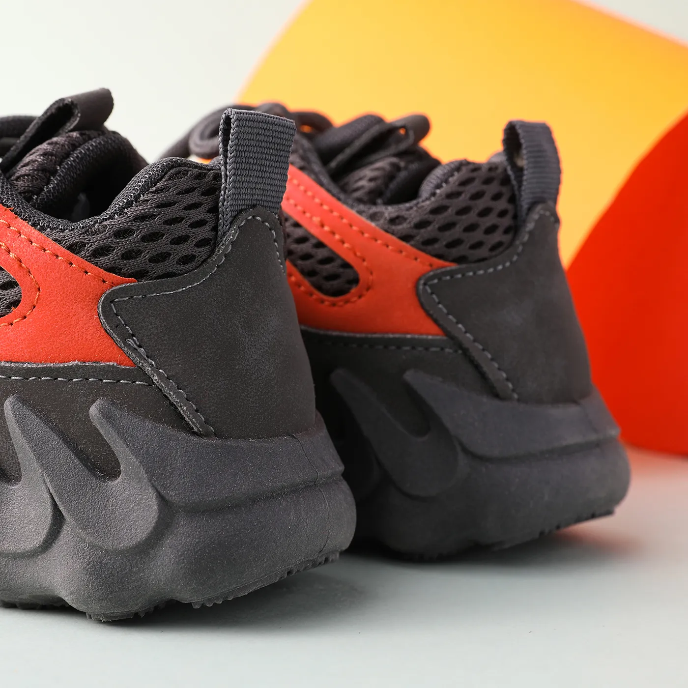 Toddler/Kid Breathable Lightweight Sports Shoes Black image 5