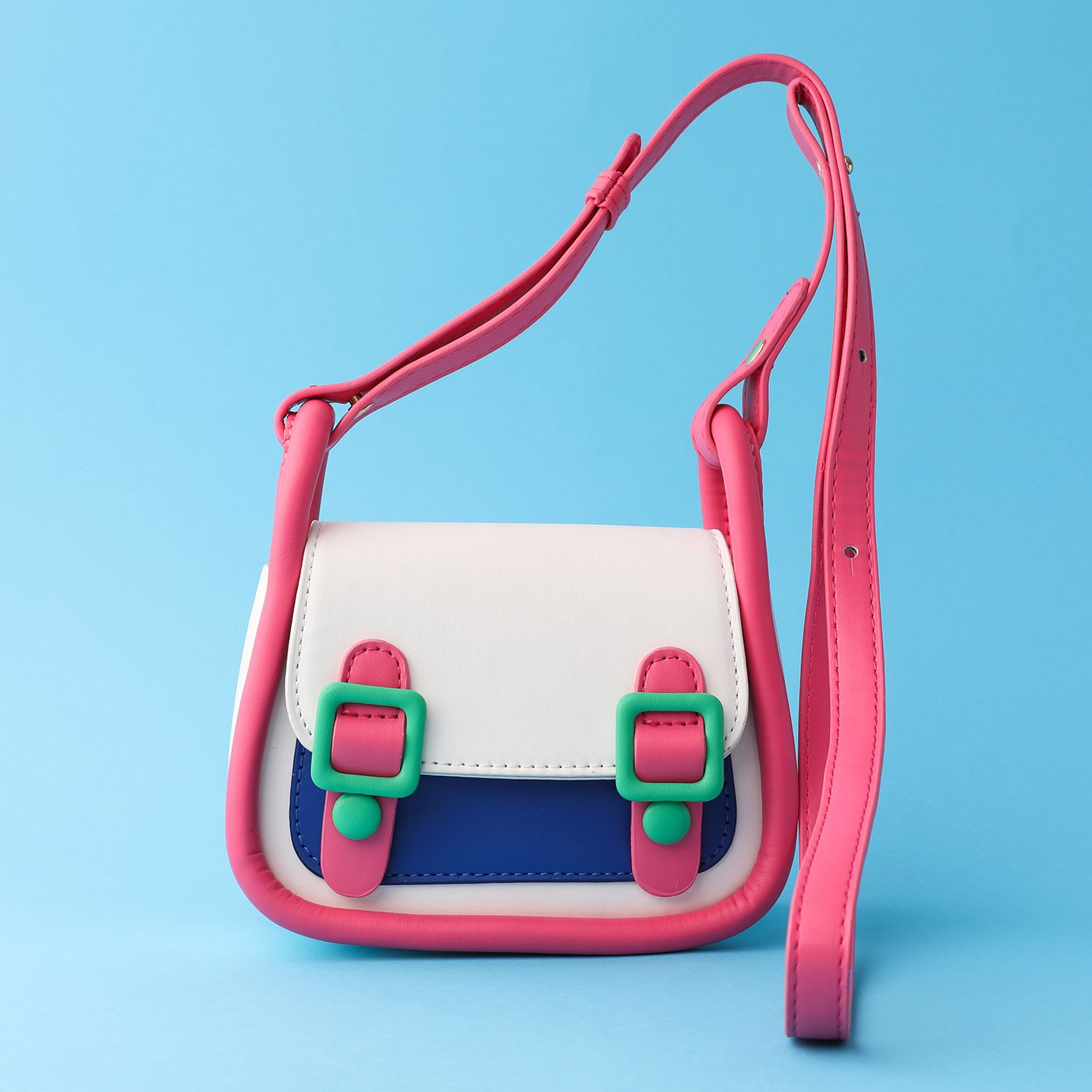 

Toddler/Kid Colorblock Flip Shoulder Bag Crossbody Bag