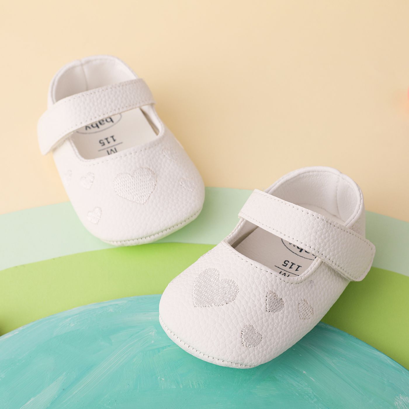 

Baby/Toddler Heart-shaped Sweet Velcro Prewalker Shoes