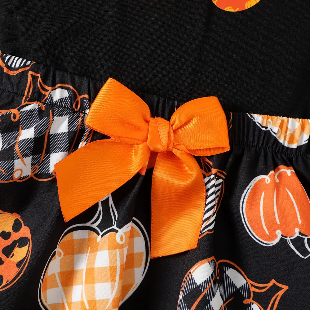 3 PCS Toddler Girls Hyper-Tactile 3D DesignHalloween Dress Set big image 5