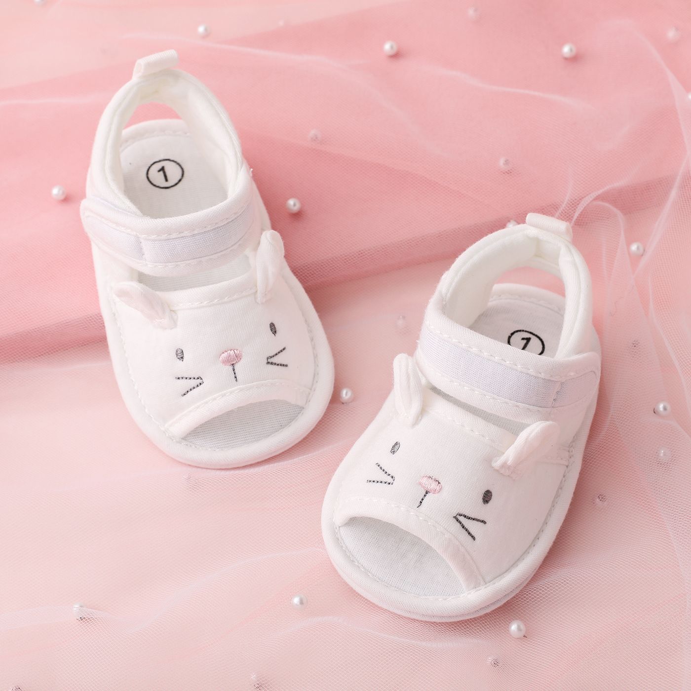 Baby Cute Animal Pattern Velcro Prewalker Shoes