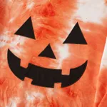 Halloween Family Matching Pumpkin Print Long-sleeve Tie-dyed Sweatshirts  image 4