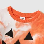 Halloween Family Matching Pumpkin Print Long-sleeve Tie-dyed Sweatshirts  image 6