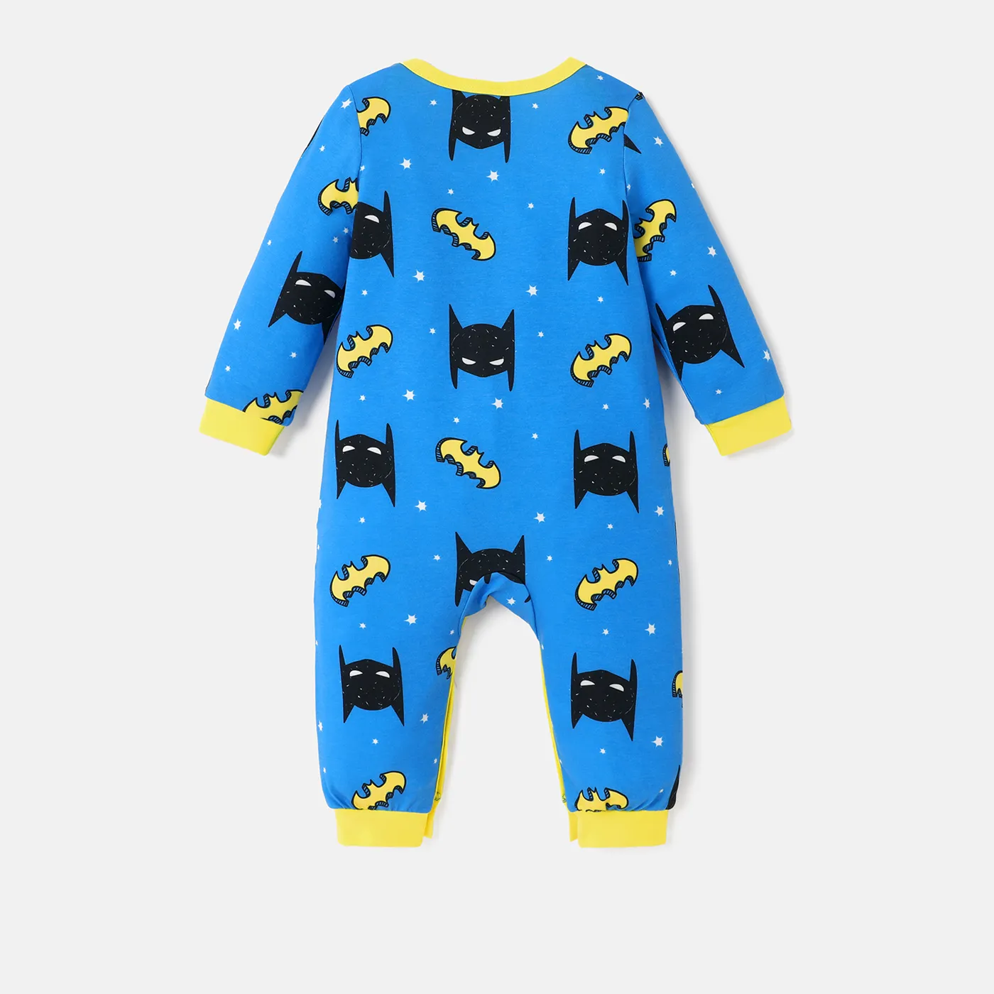 Justice League Baby Girl Naia™ Character Print Long-sleeve Jumpsuit  Blue