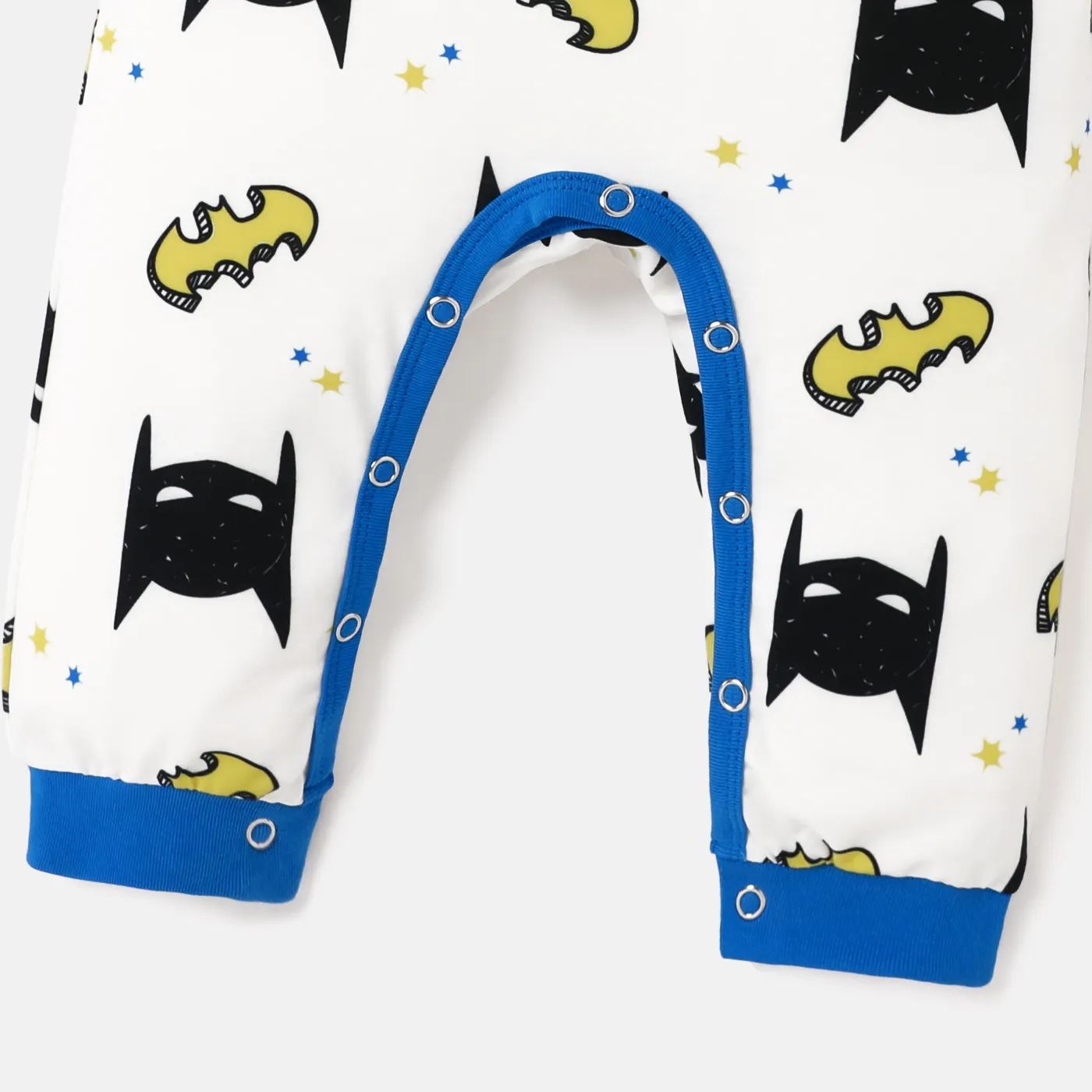 Justice League Baby Girl Naia™ Character Print Long-sleeve Jumpsuit  BLUE WHITE image 4