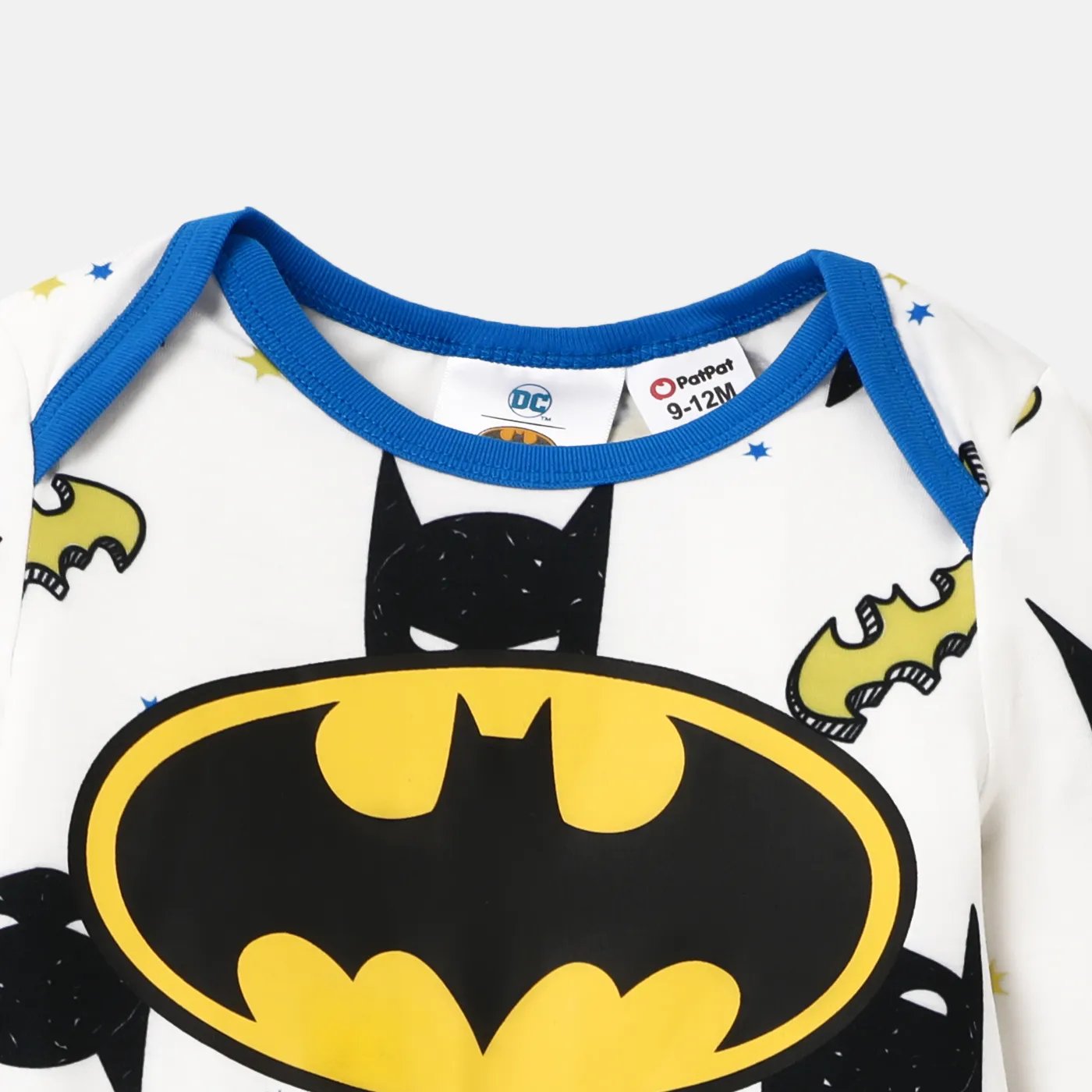 Justice League Baby Girl Naia™ Character Print Long-sleeve Jumpsuit  BLUE WHITE image 5