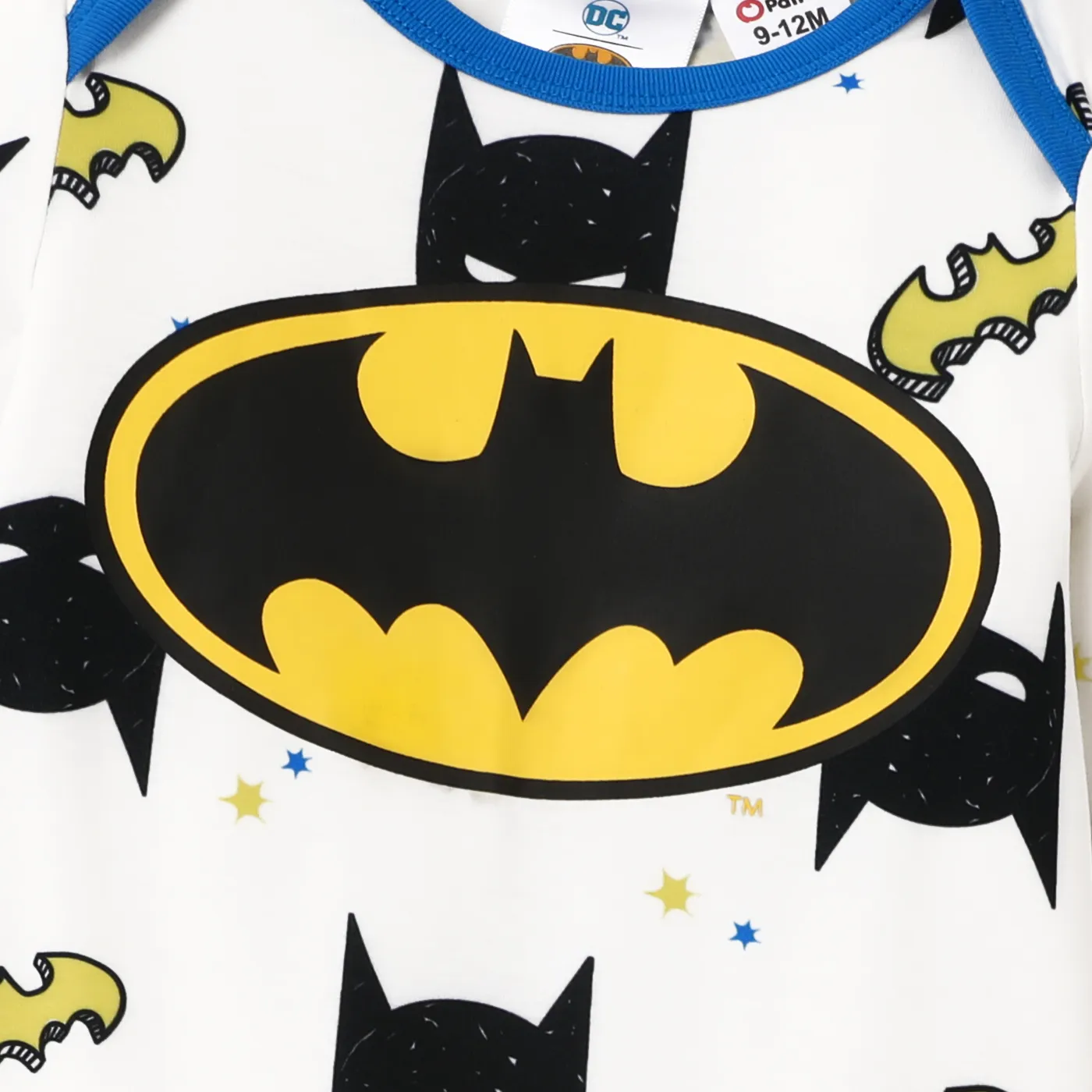 Justice League Baby Girl Naia™ Character Print Long-sleeve Jumpsuit  BLUE WHITE image 3