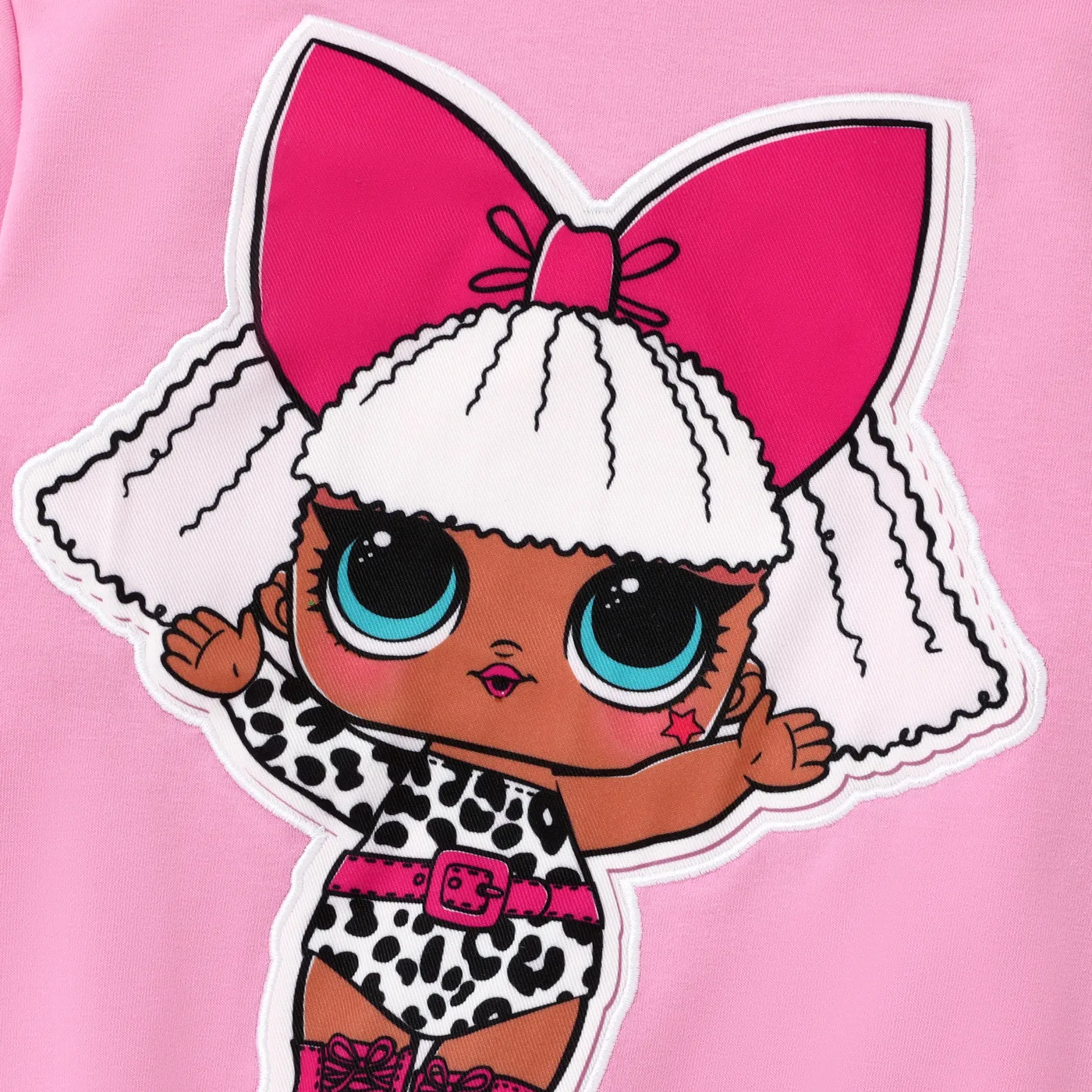 L.O.L. SURPRISE! Toddler Girl Zip Up Long-sleeve Hoodie Pink image 4