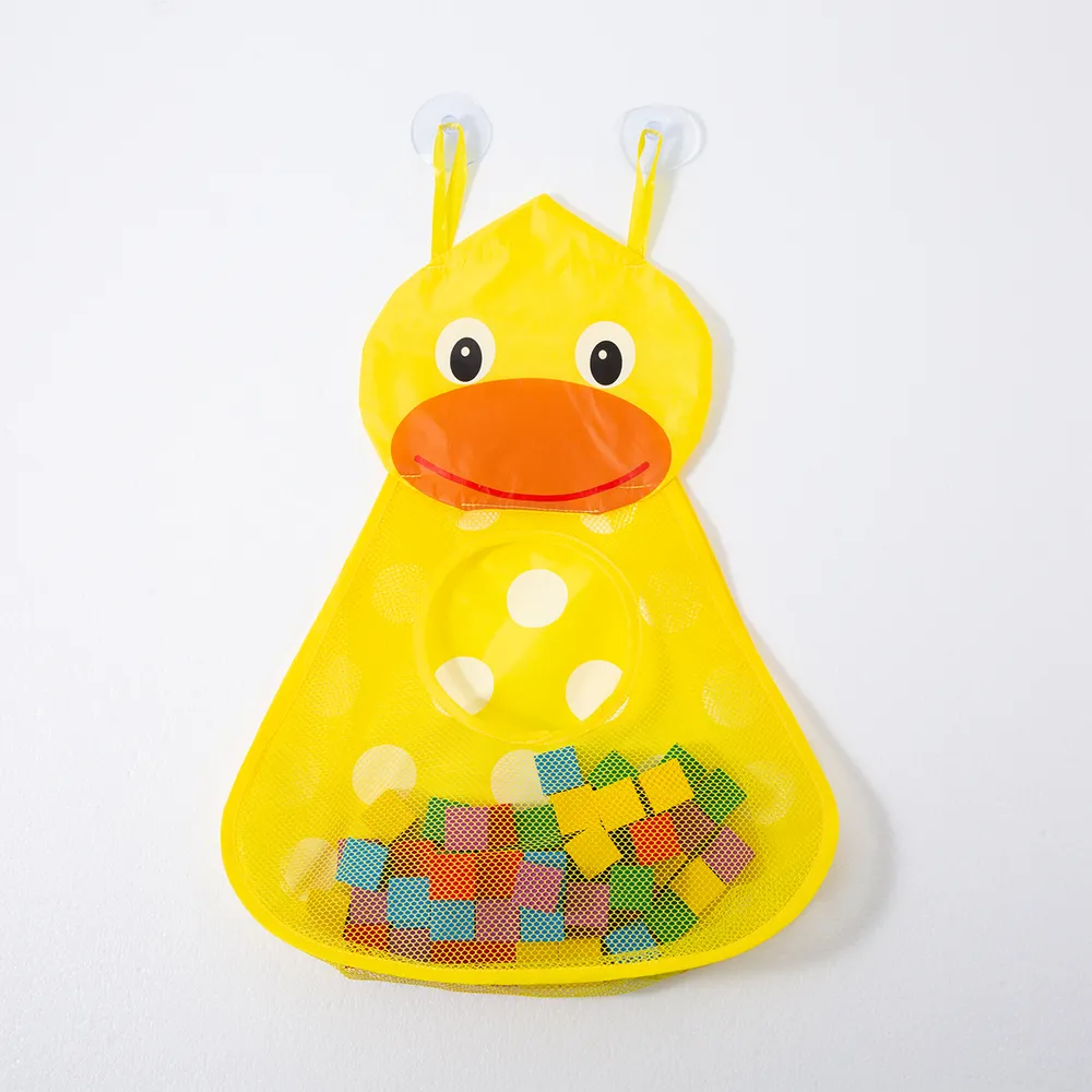 sac de rangement de jouets de bain pour douche de bébé petit canard petite grenouille filet organisateur de salle de bain  big image 5