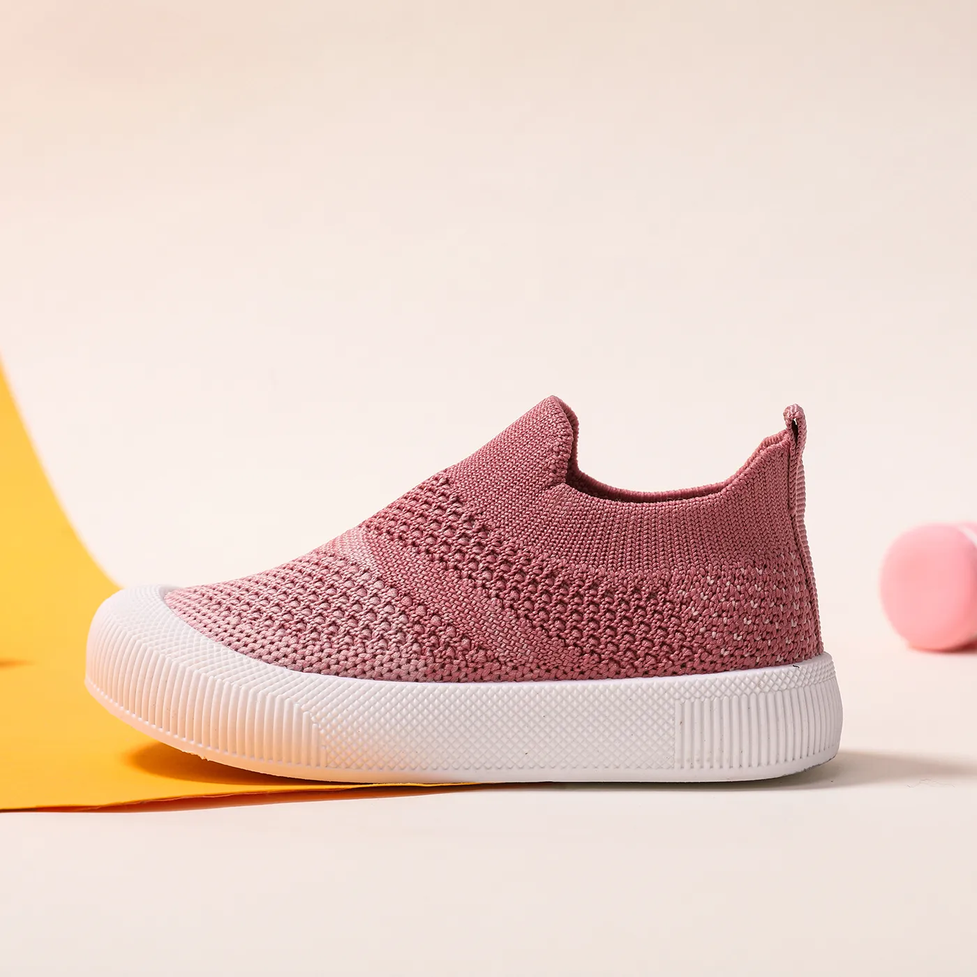 Toddler/Kid Basic Gradient Breathable Sports Shoes Pink image 3