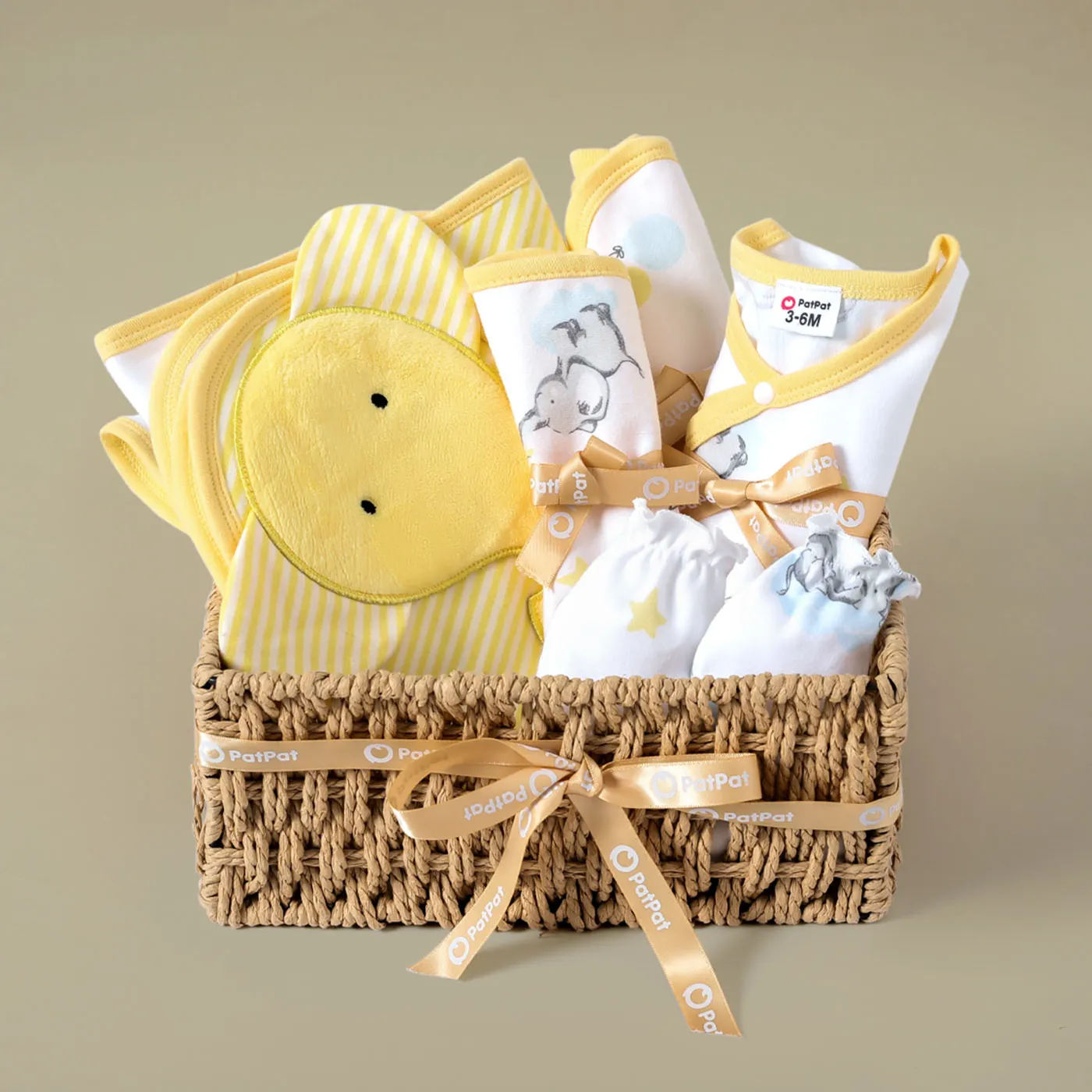 5pcs Baby Boy/Girl 100% Cotton Gift Box Set