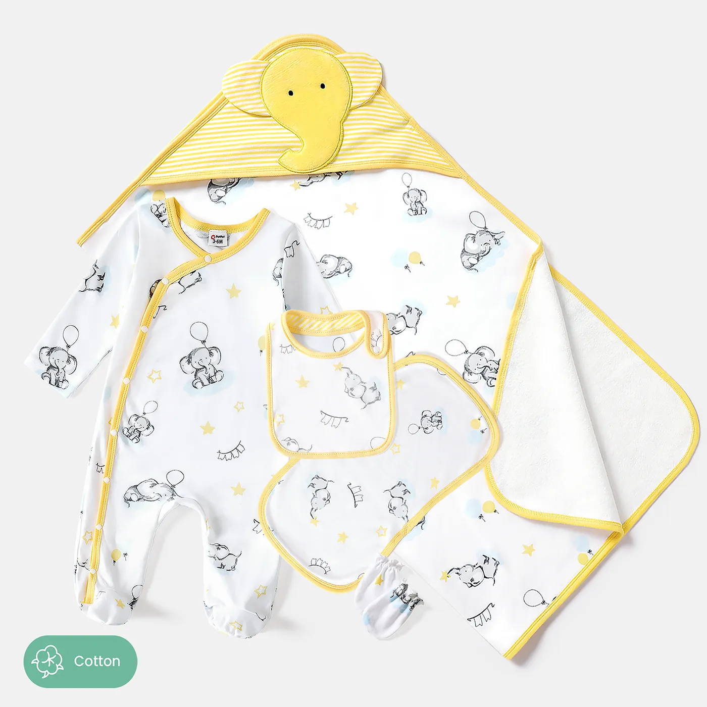 5pcs Baby Boy/Girl 100% Cotton Gift Box Set  image 3