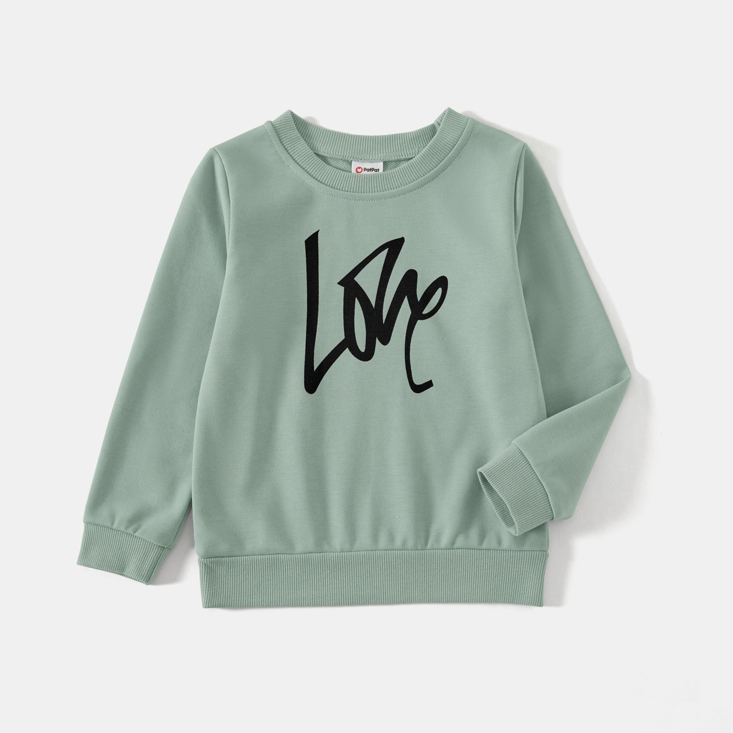 

Mommy and Me Letter Print Pullover Sweatshirt