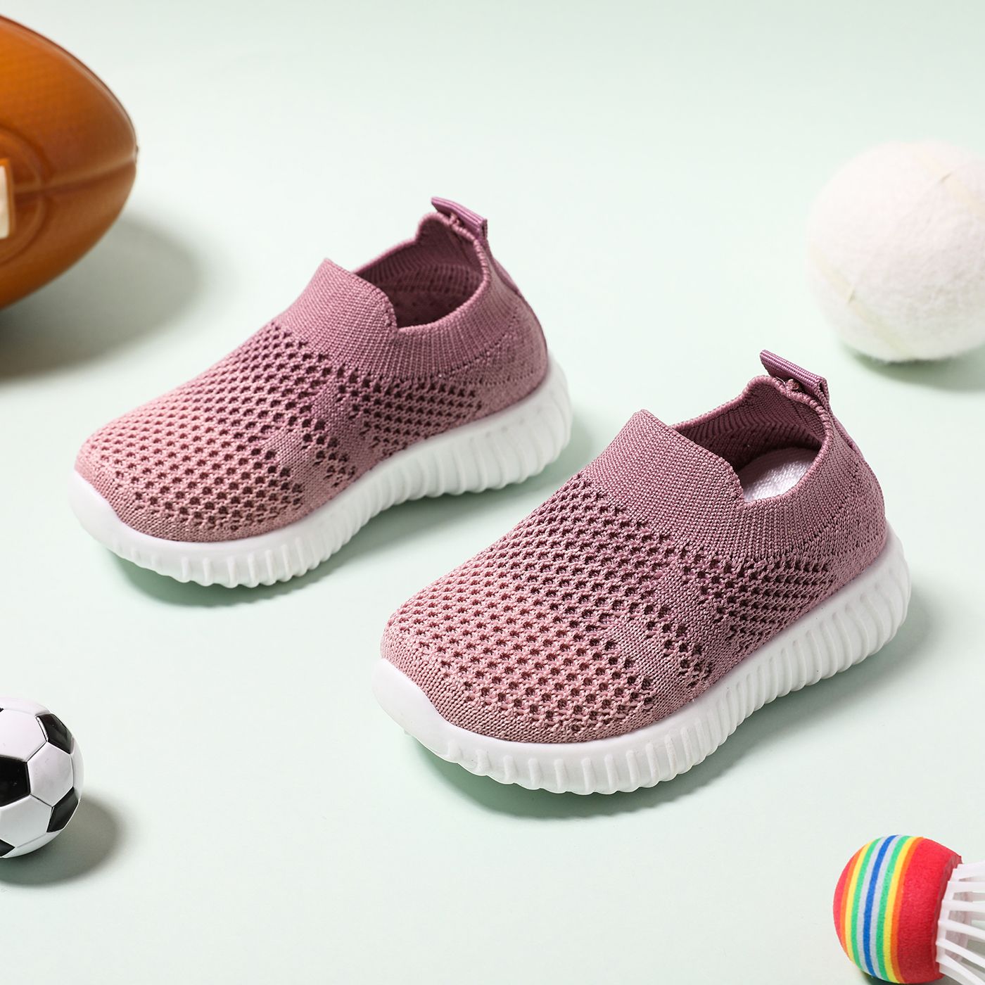 Chaussures De Sport Respirantes En Maille De Base Pour Tout-petits / Enfants