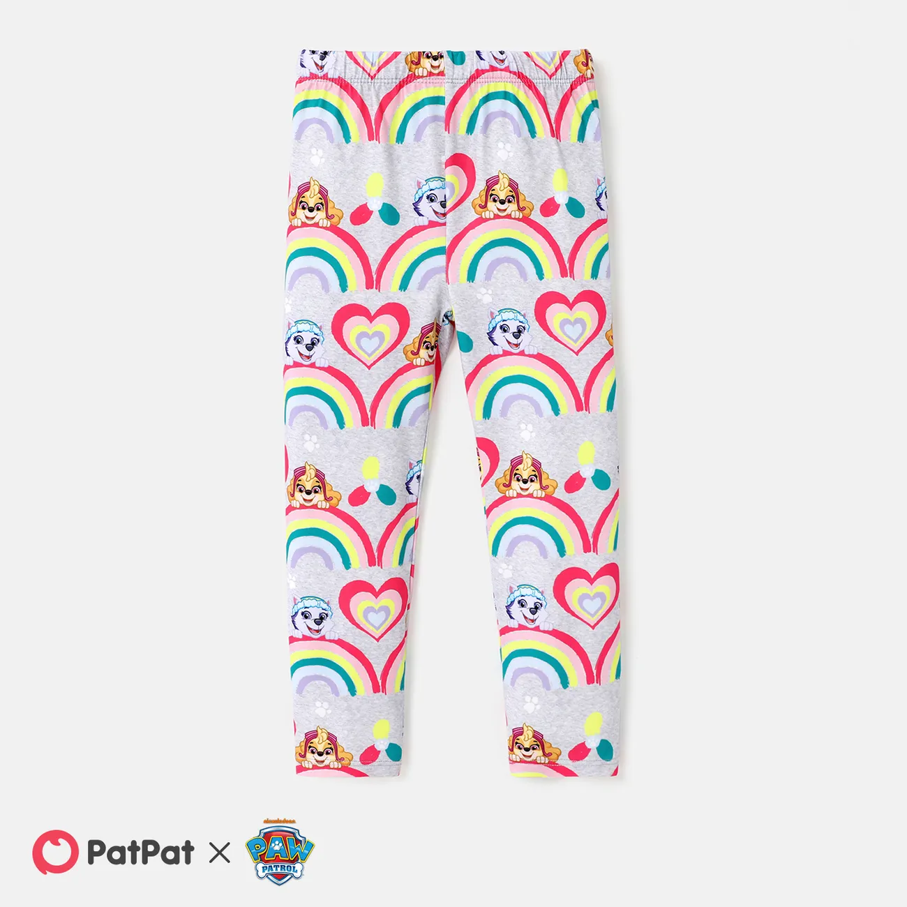 PAW Patrol Toddler Girl Character Rainbow Print Leggings   big image 1