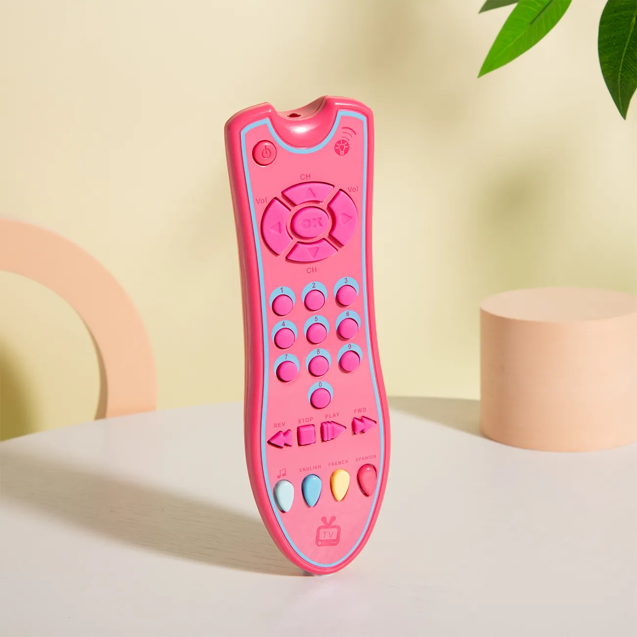 Baby Simulation Musical Remote TV Controller Instrument with Music English Learning Remote Control Toy Early Development Educational Cognitive Toys