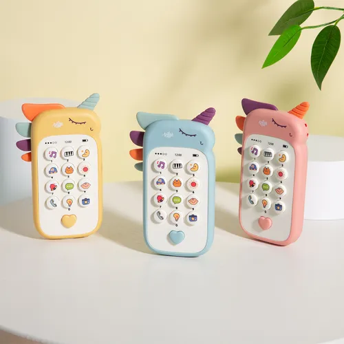 Baby Mobile Phone Toy Learning Interactive Educational Cell Phone Toy Early Education Smartphone Toy with a Variety of Music Sounds