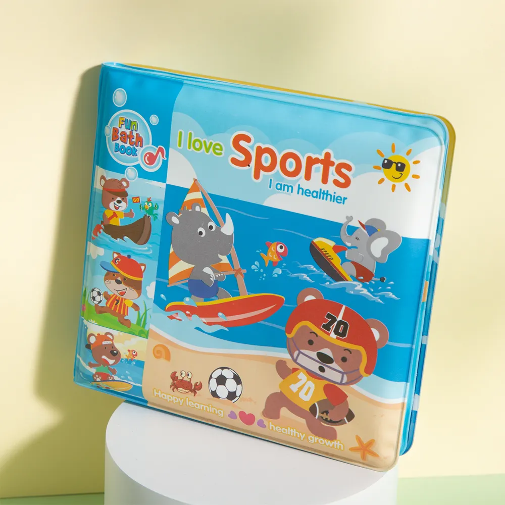 Floating Baby Bath Books Education Toy Baby Bathtime Toy Intelligence Development Floating Cognize Book Bath Toy big image 3