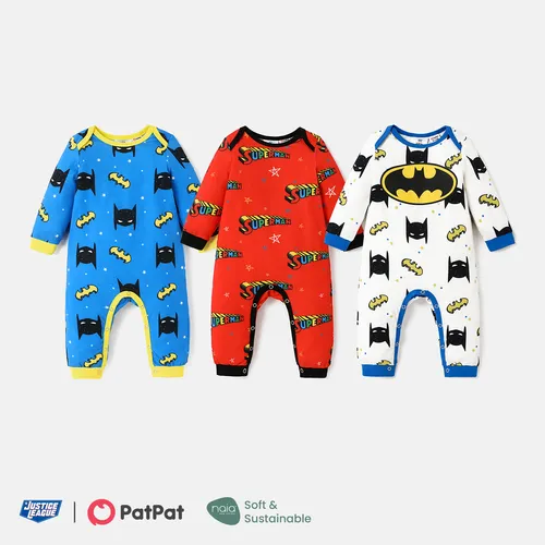 Justice League Baby Girl Naia™ Character Print Long-sleeve Jumpsuit 