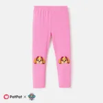 PAW Patrol Toddler Girl Character Rainbow Print Leggings  Pink
