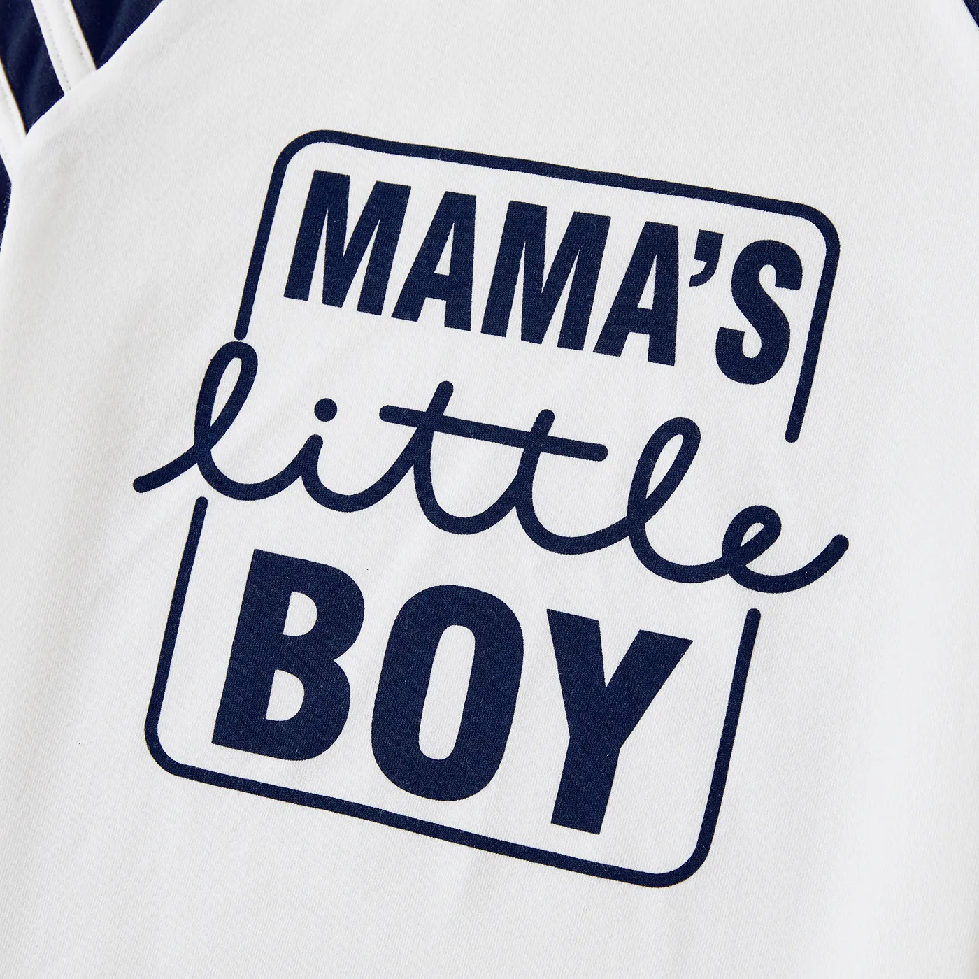 Sibling Matching School Cotton Letters Print Short-sleeve Tops  image 5