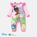 Disney Princess Bébé Fille Manches à volants Enfantin Manches longues Combinaisons Rose