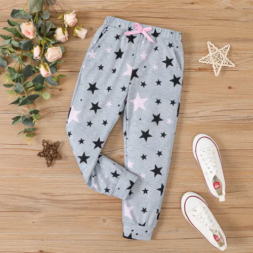 Kid Girl Letters Graphic Casual Pants