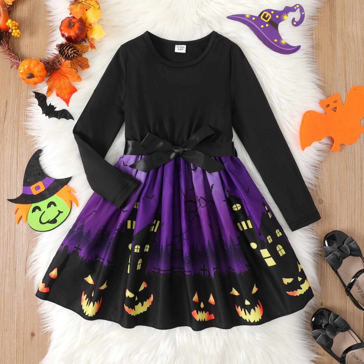 

2PCS Kid Girl Halloween Bandage Skirt/Dress