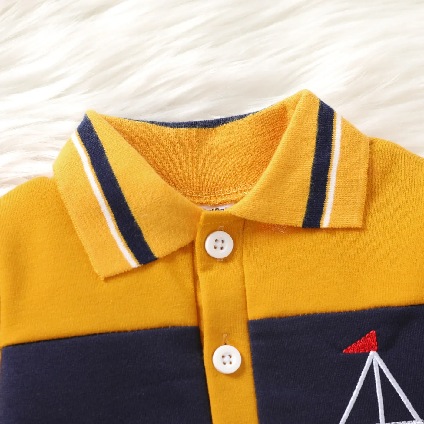 2pcs Baby Boy Classic Polo Collar Longsleeve Set  image 3