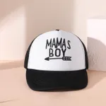 Letters Print Baseball Cap for Mom and Me Color block