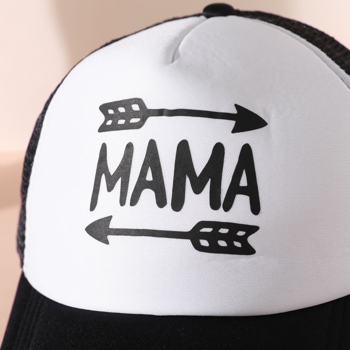 Letters Print Baseball Cap For Mom And Me