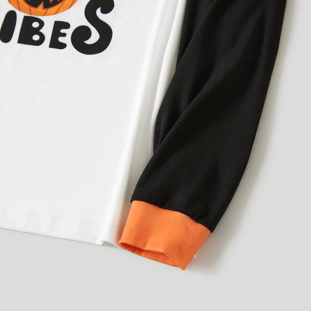 Halloween Family Matching Letter & Pumpkin Print Pajamas Sets (Flame Resistant)
big image 15