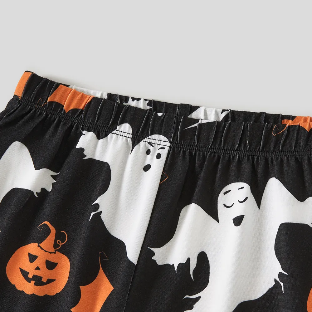 Halloween Family Matching Letter & Pumpkin Print Pajamas Sets (Flame Resistant)
big image 17