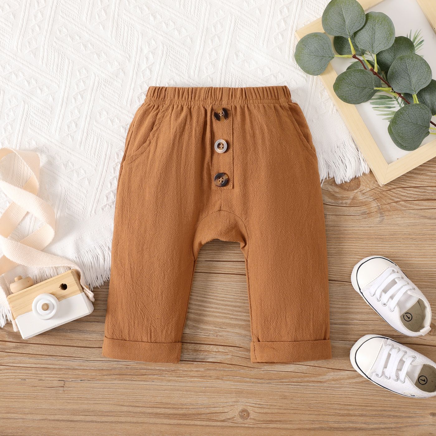 100%Cotton Baby Boy Casual Pants