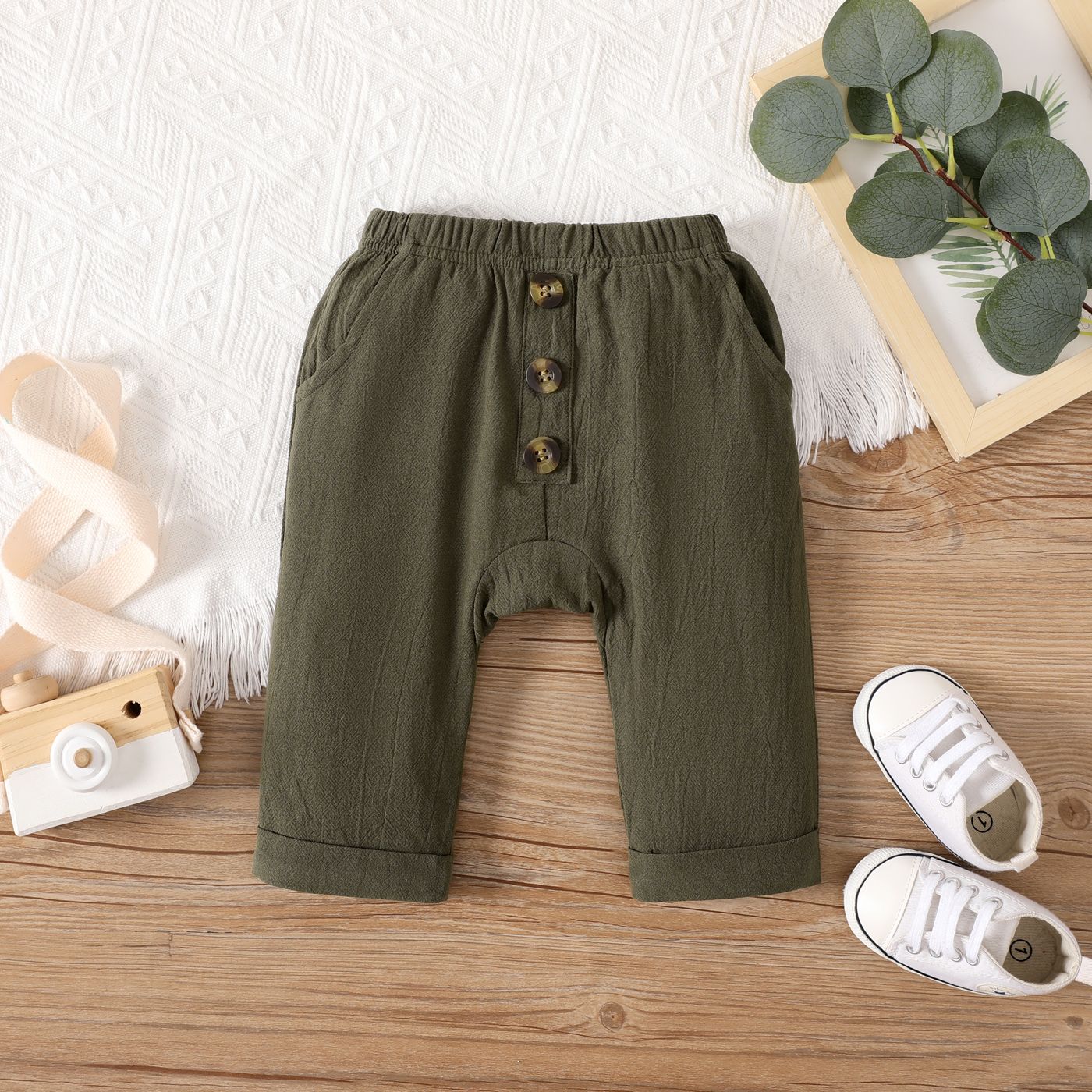 100%Cotton Baby Boy Casual Pants