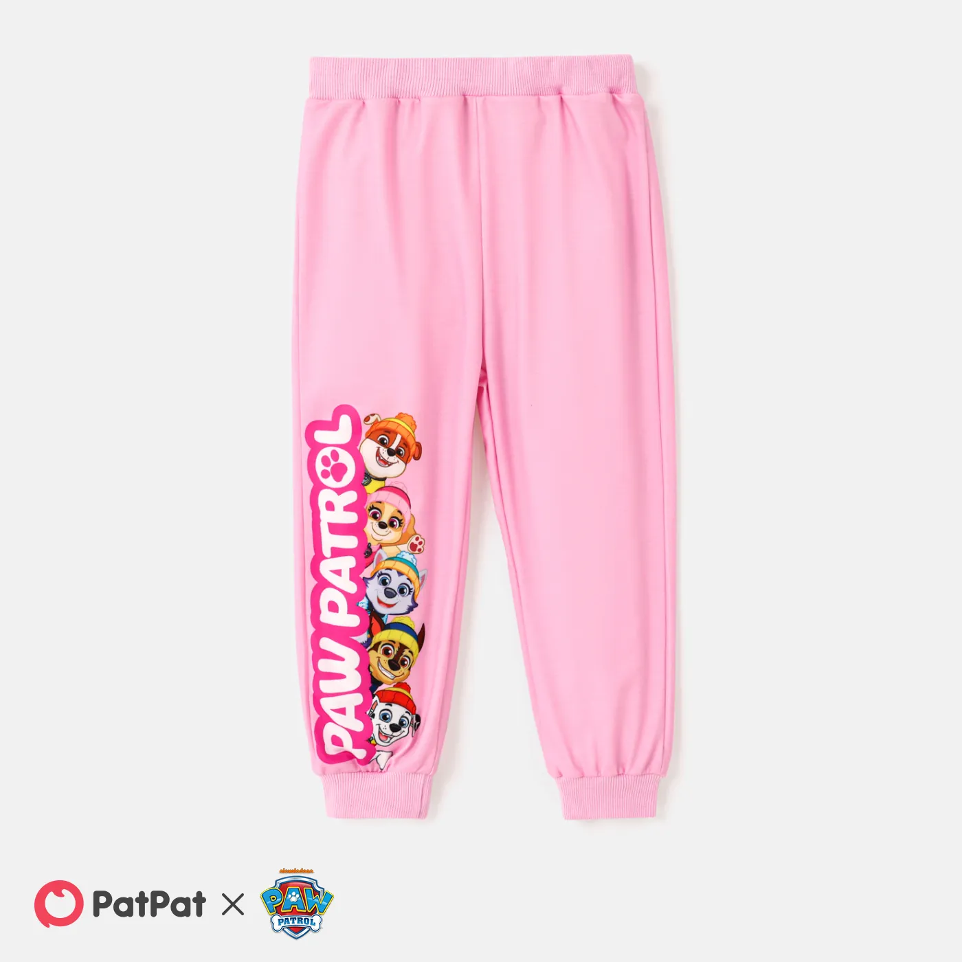 PAW Patrol Toddler Girl/Boy Character & Letter Print Sweatpants Pink