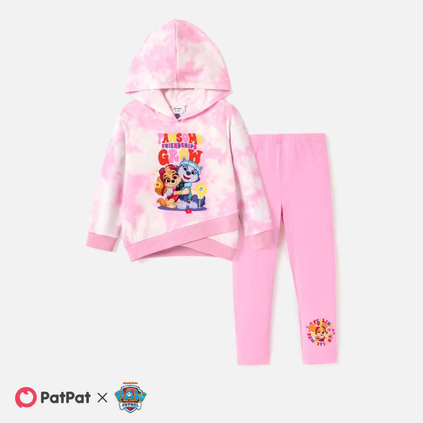 

PAW Patrol Toddler Girl 2pcs Character Print Hoodie and Pants Set