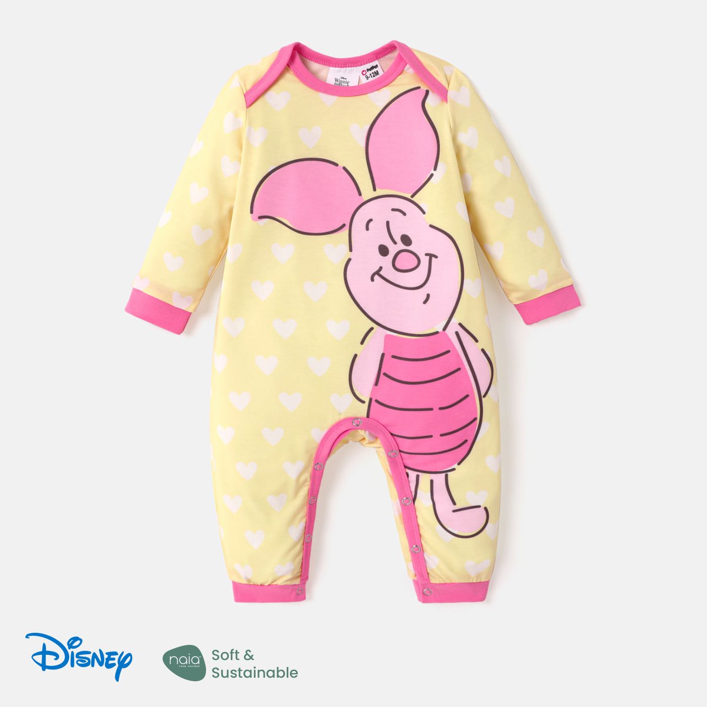 

Disney Winnie the Pooh Baby Girl Naia™ Character Print Long-sleeve Jumpsuit