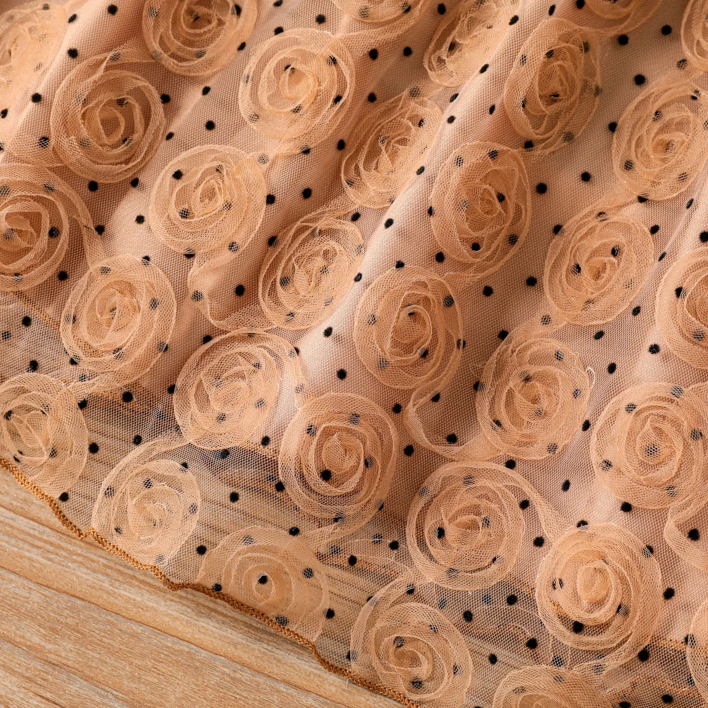 2pcs Toddler Girl Rose Floral Hyper-Tactile Suit-Dress Brown image 4